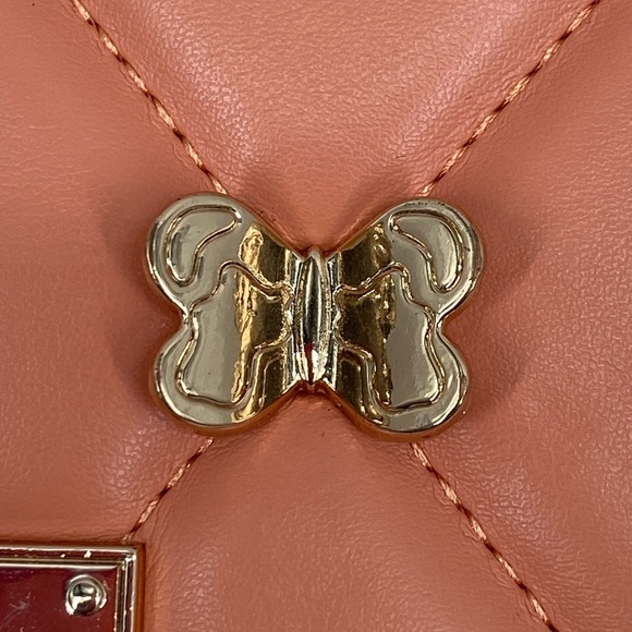 Disney Mary Blair’s Alice in Wonderland Quilted Crossbody Bag with Gold Accents - Picture 3 of 10